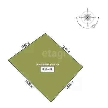 Участок в Амурская область, Благовещенский район, Станичное тер.  (8.9 ...