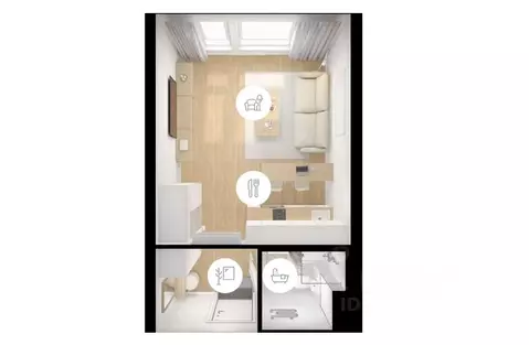 Студия Московская область, Мытищи Яуза Парк жилой комплекс, к7 (24.7 ...