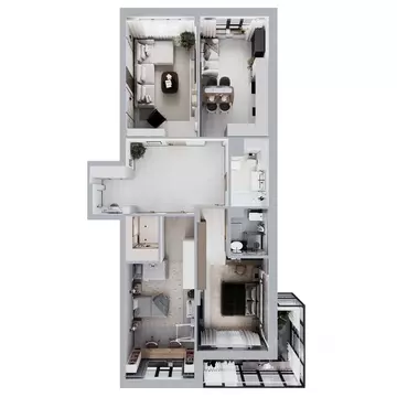 4-к кв. Курская область, Курск ул. Павлуновского (105.3 м)