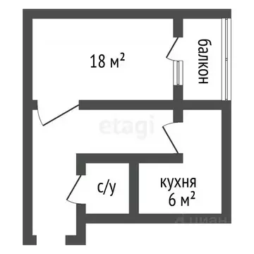 1-к кв. Воронежская область, Воронеж ул. Небольсина, 5 (31.0 м)
