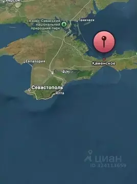 Участок в Крым, Ленинский район, Семисотское с/пос, с. Каменское  (6.0 ...