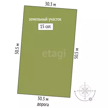 Участок в Псковская область, Печоры ул. Водников (15.0 сот.)