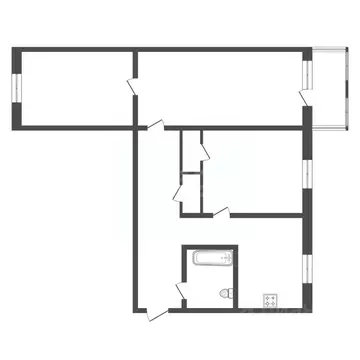 3-к кв. Амурская область, Благовещенск 2-й мкр, ул. Дьяченко, 6А (69.4 ...