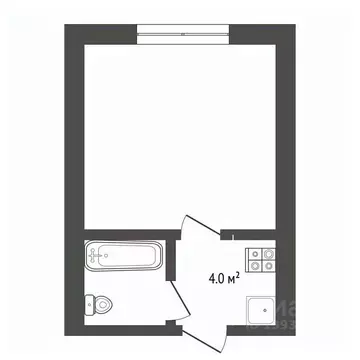 Студия Тюменская область, Тюмень ул. Парфенова, 20 (18.3 м)