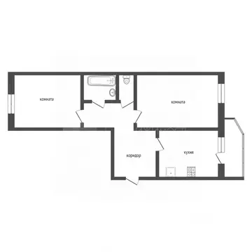 2-к кв. Тюменская область, Тюмень Антипино мкр, ул. Беловежская, 9 ...