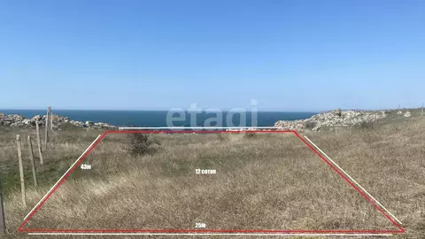 Участок в Крым, Ленинский район, Мысовское с/пос, Лесовод СНТ  (12.0 ...