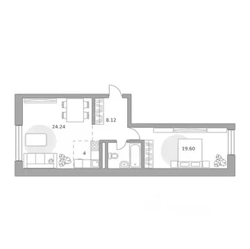 2-к кв. Москва Малая Почтовая ул., 12 (60.8 м)