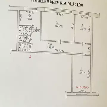 3-к кв. Ханты-Мансийский АО, Нефтеюганск 8-й мкр, 22 (74.0 м)
