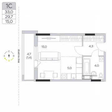 Студия Московская область, Мытищи городской округ, д. Пирогово ул. ...