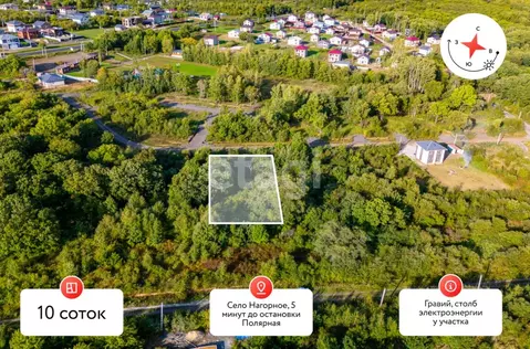 Участок в Хабаровский край, Хабаровский район, Мичуринское с/пос, с. ...