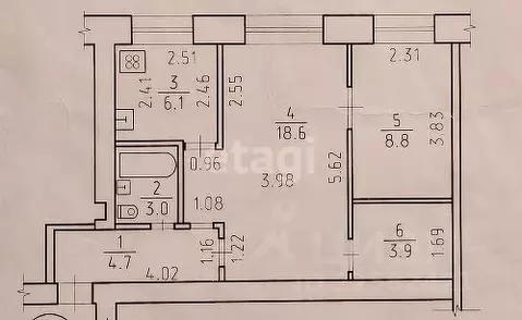 2-к кв. Удмуртия, Ижевск Воткинское ш., 26 (45.1 м)