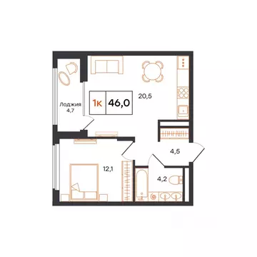 1-к кв. Свердловская область, Нижний Тагил 1-й кв-л, Александровский ...