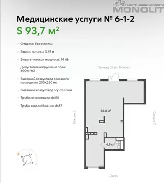 Торговая площадь в Свердловская область, Екатеринбург ул. Академика ...