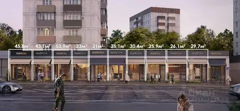 Помещение свободного назначения в Москва ул. Красная Пресня, 12 (43 м)