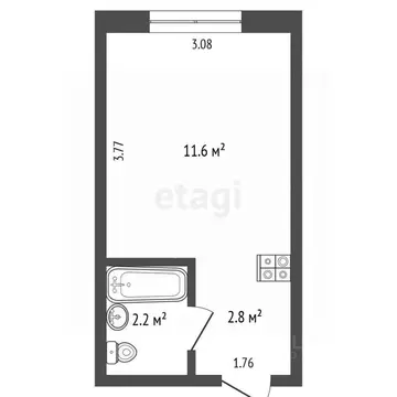 Студия Кемеровская область, Кемерово просп. Ленина, 142А (17.0 м)