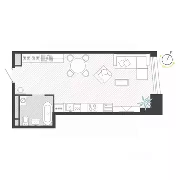 1-к кв. Приморский край, Владивосток ул. Нейбута (37.4 м)