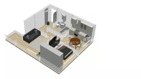 2-к кв. Рязанская область, Рязань ул. Строителей, 15 (32.81 м)