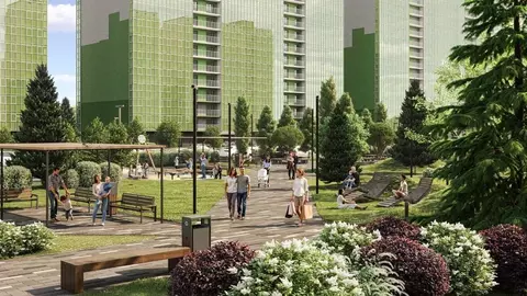 1-к кв. Красноярский край, Красноярск Нанжуль-Солнечный мкр, Аллея ...