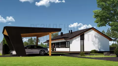 Дом в Самарская область, Волжский район, Курумоч с/пос, пос. Власть ...