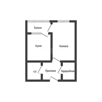 1-комнатная квартира: Горячий Ключ, улица Ленина, 147А (34.1 м)