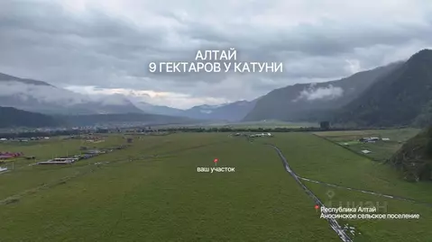 Участок в Алтай, Чемальский район, Аносинское с/пос  (10.0 сот.)