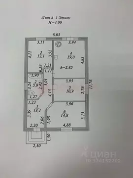 Дом в Ростовская область, Новочеркасск Троицкая пл. (90 м)