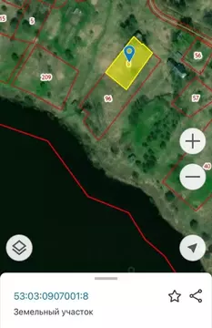 Участок в Новгородская область, Валдайский район, Костковское с/пос, ...