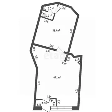 Помещение свободного назначения в Санкт-Петербург просп. Маршала ...