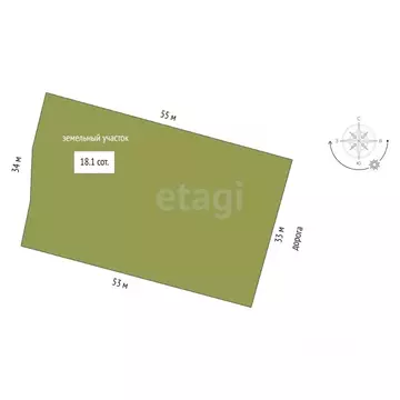 Участок в Ярославская область, Ярославский муниципальный округ, д. ...