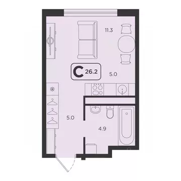 Студия Тюменская область, Тюмень  (26.2 м)