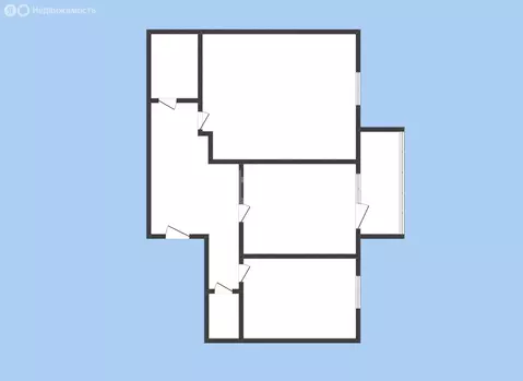 2-комнатная квартира: Черкесск, улица Свободы, 62 (54.4 м)