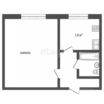 1-к кв. Ярославская область, Тутаев Советская ул., 17 (29.7 м)