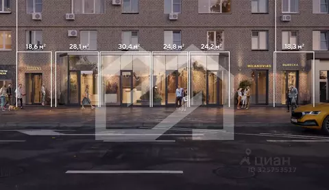 Торговая площадь в Москва Ленинский просп., 62/1 (28 м)