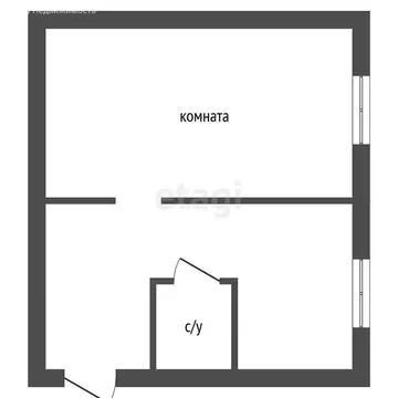 1-комнатная квартира: Чебаркуль, улица Карпенко, 13Б (44 м)