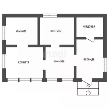 Дом в Саратовская область, Аркадакский район, Малиновское ...