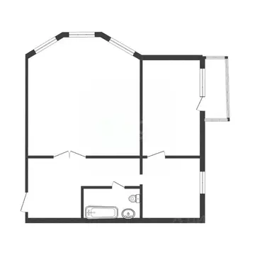 2-к кв. Смоленская область, Смоленск Витебское ш., 52 (45.4 м)