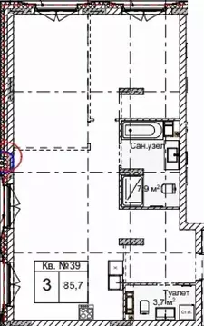 3-к кв. Нижегородская область, Нижний Новгород Огни Започаинья жилой ...