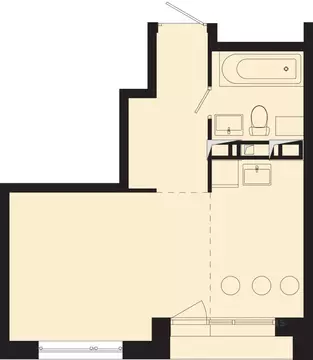 Студия Московская область, Подольск городской округ, д. Борисовка ...