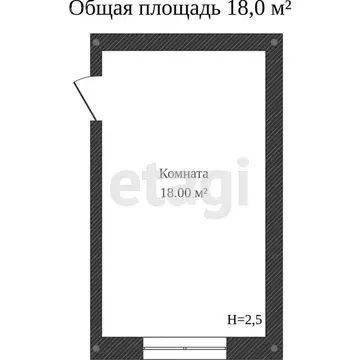 1к в -комнатной квартире ( м)
