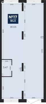 Помещение свободного назначения (84.5 м)