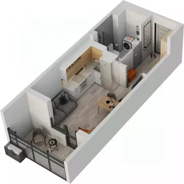 1-к кв. Татарстан, Набережные Челны ул. Карманова, 45 (26.5 м)