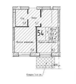 1-к кв. Челябинская область, Сосновский муниципальный округ, пос. ...