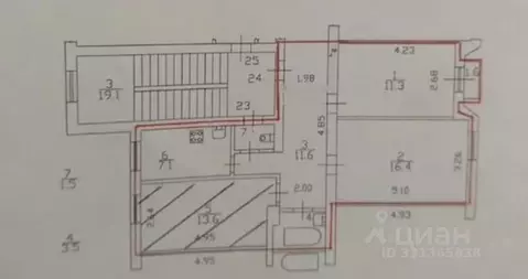 Комната Санкт-Петербург, Санкт-Петербург, Колпино ул. Труда, 4 (13.6 ...