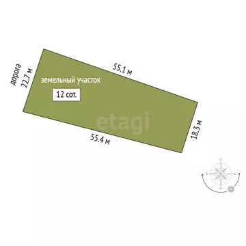 Участок в Якутск, Светлый переулок (12 м)