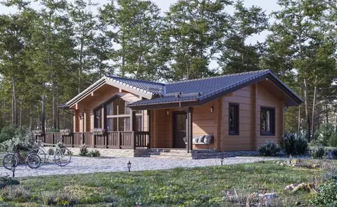 Дом в Ленинградская область, Приозерский район, Ромашкинское с/пос, ...
