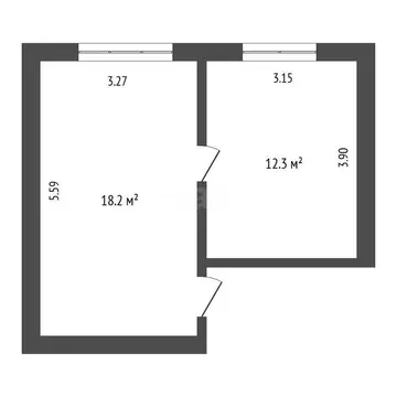 2-комнатная квартира: Омск, микрорайон Городок Нефтяников, улица ...