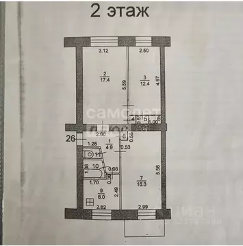 3-к кв. Ярославская область, Переславль-Залесский ул. Менделеева, 50 ...