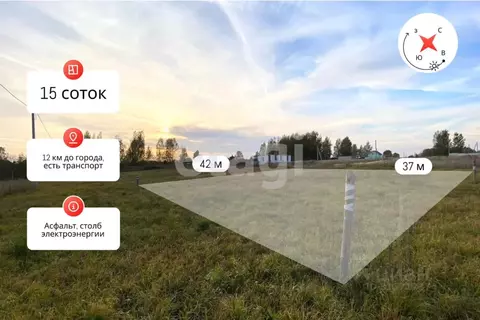 Участок в Костромская область, Красносельский район, Гридинское с/пос, ...