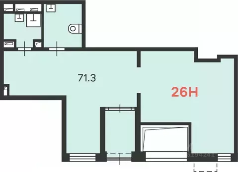 Помещение свободного назначения в Москва Погонный проезд, 13 (71 м)