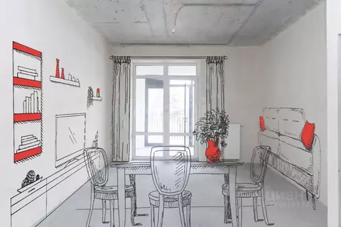 1-к кв. Тюменская область, Тюмень ул. Федюнинского, 30к9 (44.0 м)